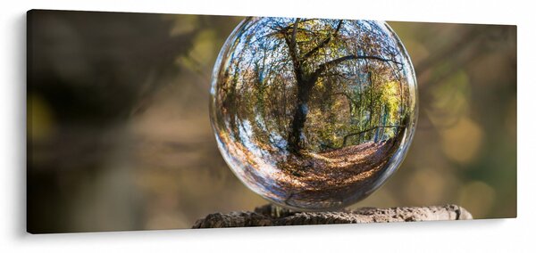 Slikanje - Odsjaj u staklenoj kugli (120x50 cm)