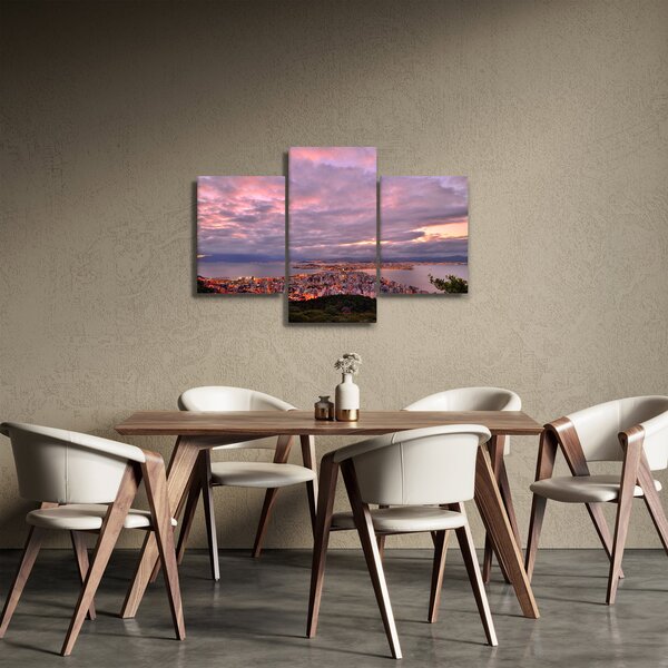 Slika - Sumrak nad gradom (90x60 cm)