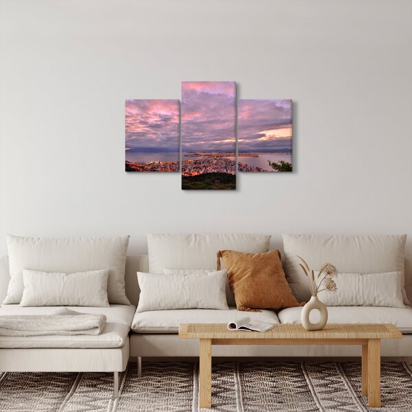 Slika - Sumrak nad gradom (90x60 cm)