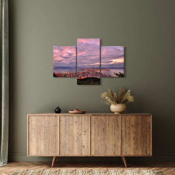 Slika - Sumrak nad gradom (90x60 cm)