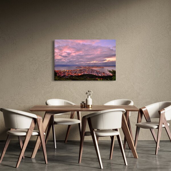 Slika - Sumrak nad gradom (90x60 cm)