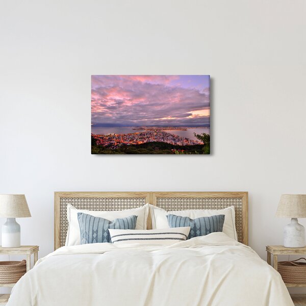 Slika - Sumrak nad gradom (90x60 cm)