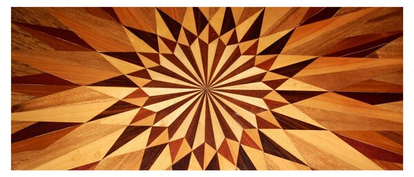 Slika - Drveni kolaž (120x50 cm)