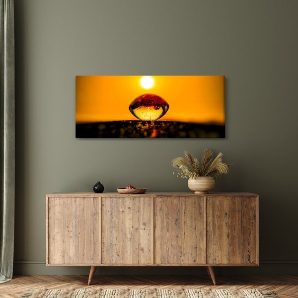 Slika kapljice stakla (120x50 cm)