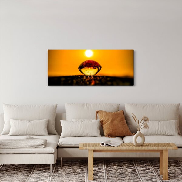 Slika kapljice stakla (120x50 cm)