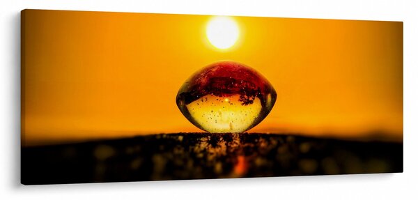 Slika kapljice stakla (120x50 cm)