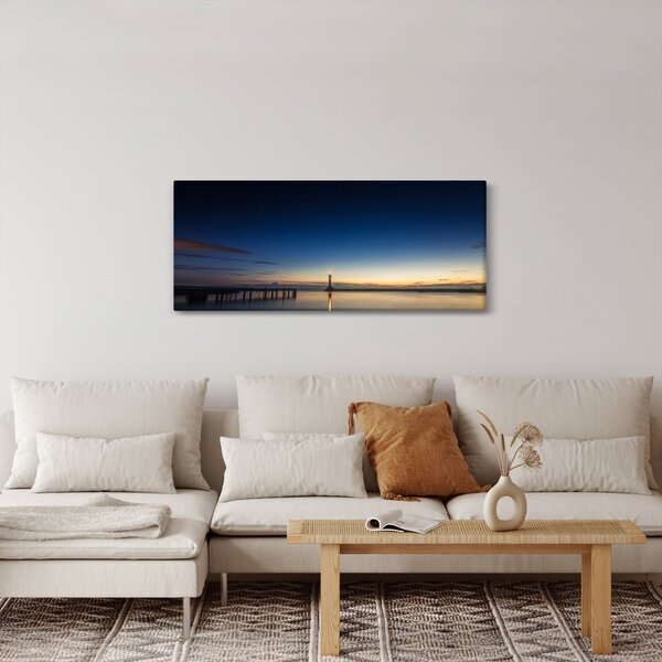 Slika svjetionika u daljini (120x50 cm)