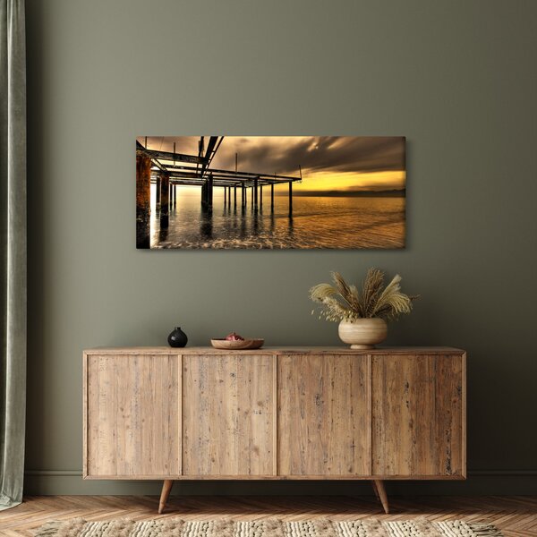 Slika - Arhitektura uz obalu (120x50 cm)