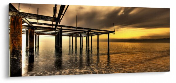 Slika - Arhitektura uz obalu (120x50 cm)