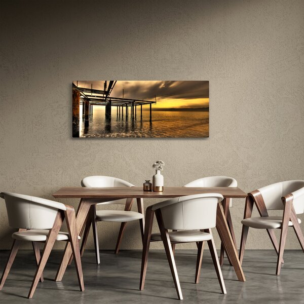 Slika - Arhitektura uz obalu (120x50 cm)