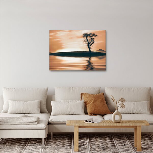 Slika drveta na otoku (70x50 cm)