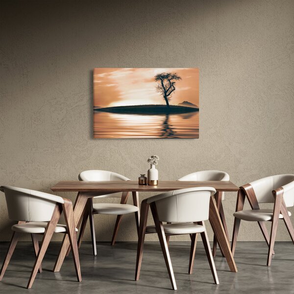 Slika drveta na otoku (90x60 cm)