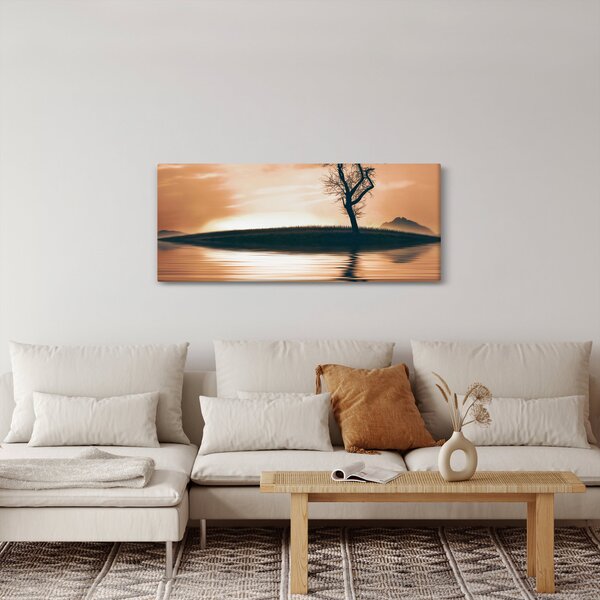 Slika drveta na otoku (120x50 cm)