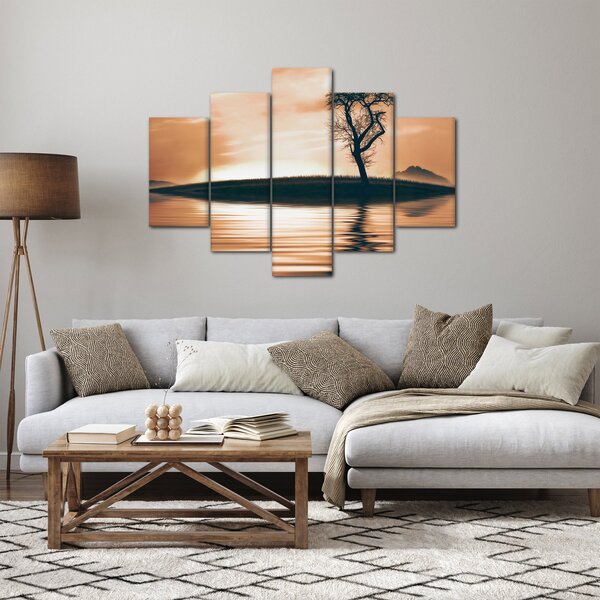 Slika drveta na otoku (150x105 cm)