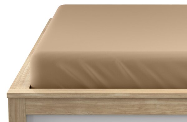 Jersey plahta EXCLUSIVE bež 90 x 200 cm