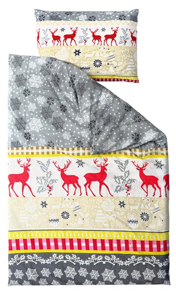 Flanelska posteljina CHRISTMAS TIME šarena Dimenzije posteljine: 70 x 90 cm | 140 x 200 cm