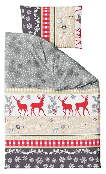 Flanelska posteljina CHRISTMAS TIME šarena Dimenzije posteljine: 70 x 90 cm | 140 x 200 cm