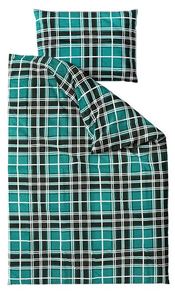 Flanel posteljina KOSTKA zelena Dimenzije posteljine: 70 x 90 cm | 140 x 200 cm