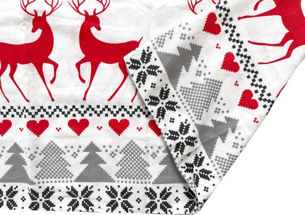 Flanel posteljina DEER DREAMS bijela Dimenzije posteljine: 2 kom 70 x 90 cm | 200 x 220 cm