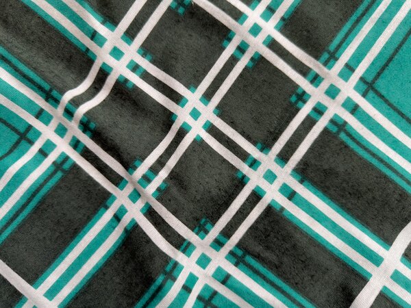 Flanel posteljina KOSTKA zelena Dimenzije posteljine: 70 x 90 cm | 140 x 200 cm