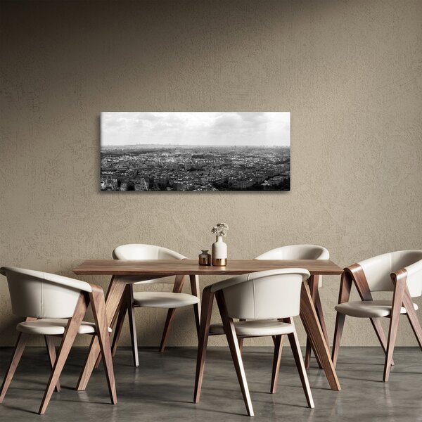 Slika - krovovi kuća u Parizu (120x50 cm)