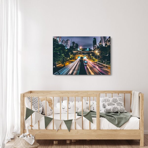 Slika noćnog grada (90x60 cm)