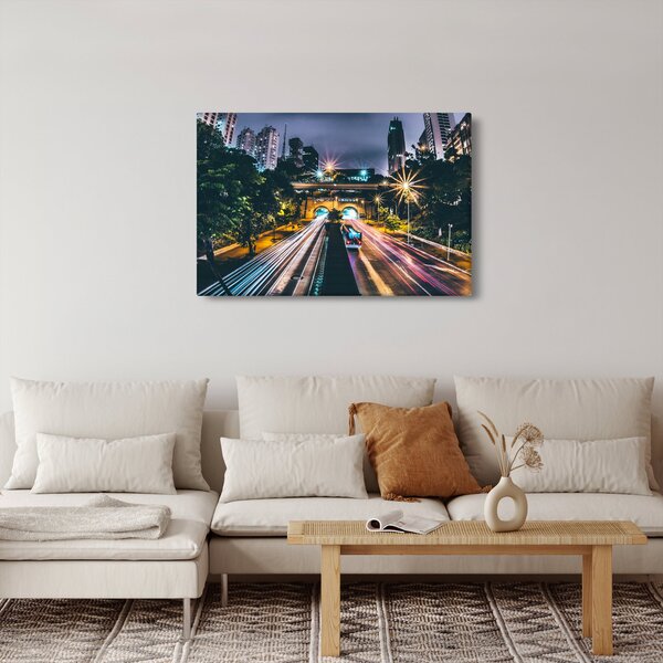 Slika noćnog grada (90x60 cm)