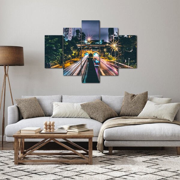 Slika noćnog grada (150x105 cm)