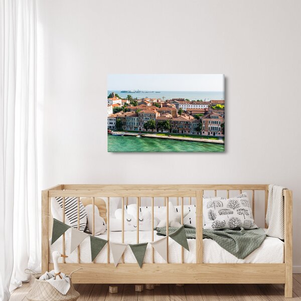 Slika - Zračna snimka grada (90x60 cm)