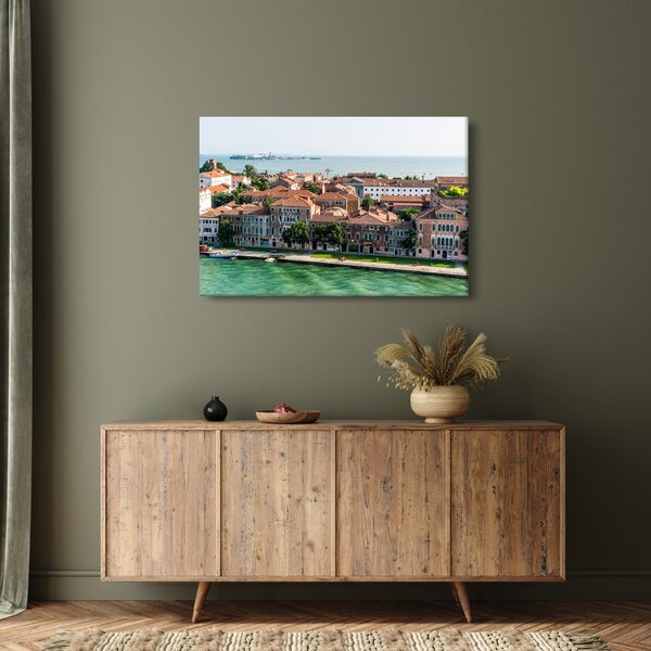 Slika - Zračna snimka grada (90x60 cm)