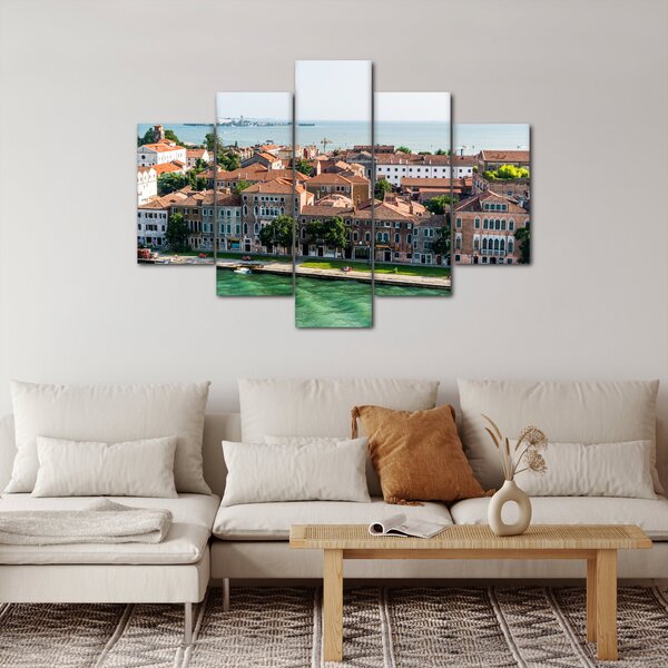 Slika - Zračna snimka grada (150x105 cm)