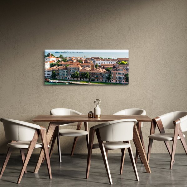 Slika - Zračna snimka grada (120x50 cm)