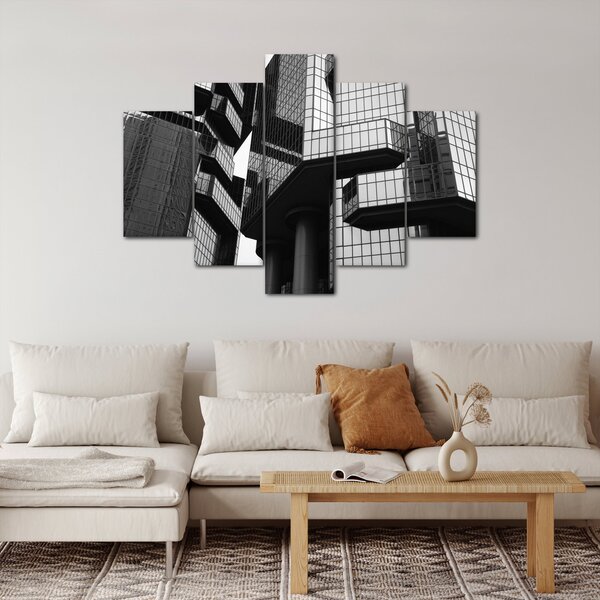Slika staklenih zgrada (150x105 cm)