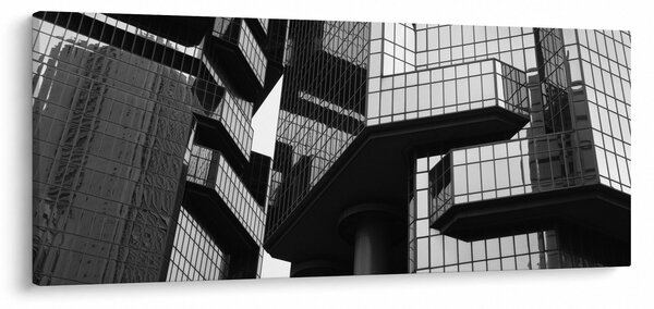 Slika staklenih zgrada (120x50 cm)