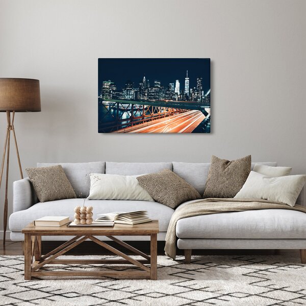 Slika noćnog grada (90x60 cm)