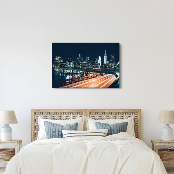 Slika noćnog grada (90x60 cm)