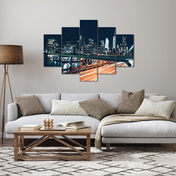 Slika noćnog grada (150x105 cm)