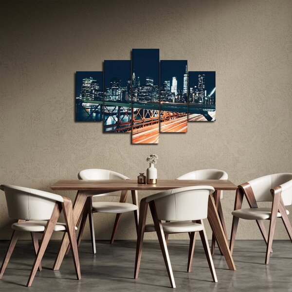 Slika noćnog grada (150x105 cm)
