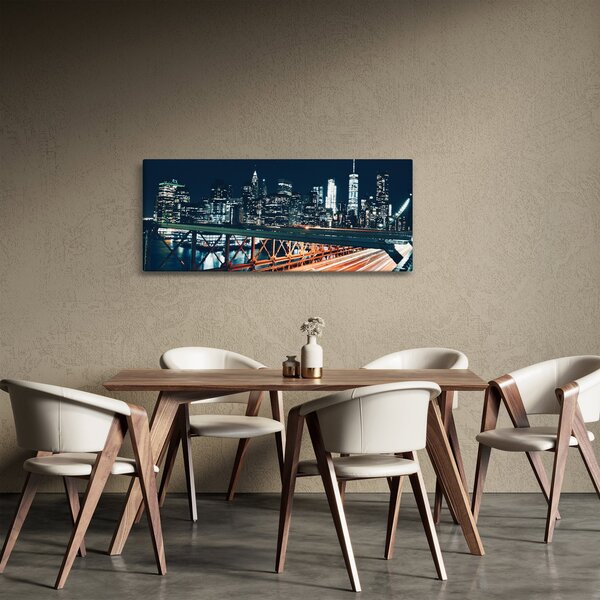 Slika noćnog grada (120x50 cm)