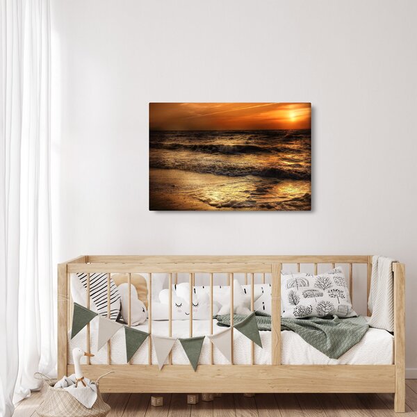 Slika - Valovi uz obalu (90x60 cm)