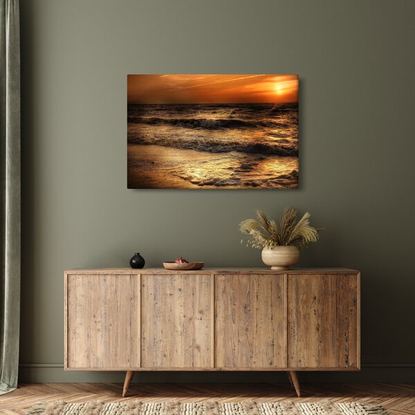 Slika - Valovi uz obalu (90x60 cm)
