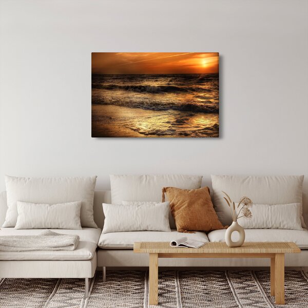 Slika - Valovi uz obalu (90x60 cm)