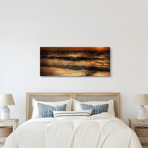 Slika - Valovi uz obalu (120x50 cm)