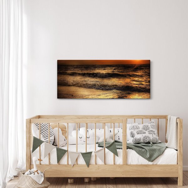 Slika - Valovi uz obalu (120x50 cm)