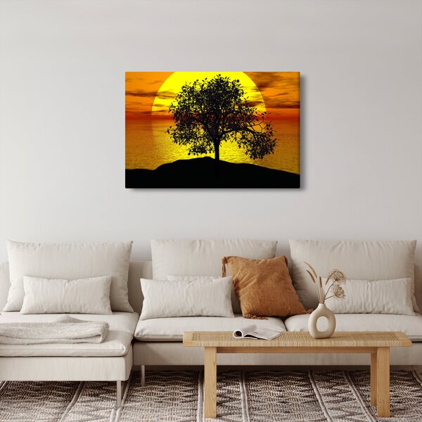 Slika siluete stabla (90x60 cm)