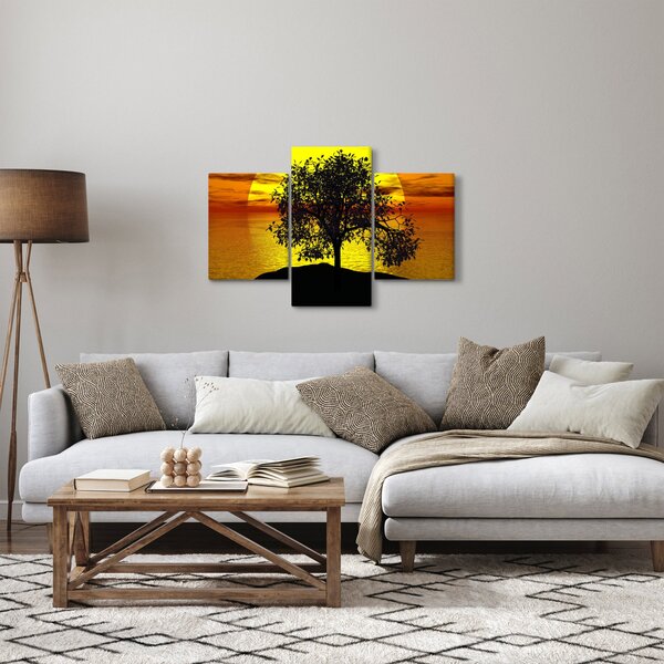 Slika siluete stabla (90x60 cm)