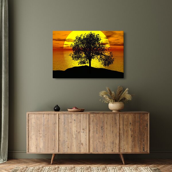Slika siluete stabla (90x60 cm)