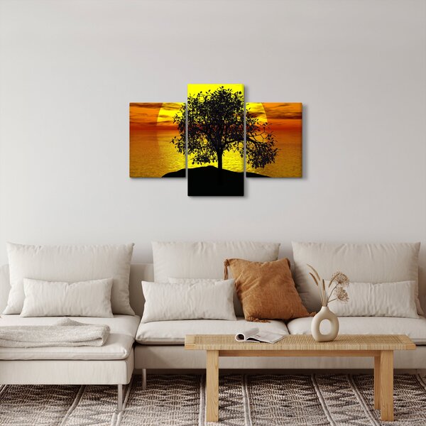 Slika siluete stabla (90x60 cm)