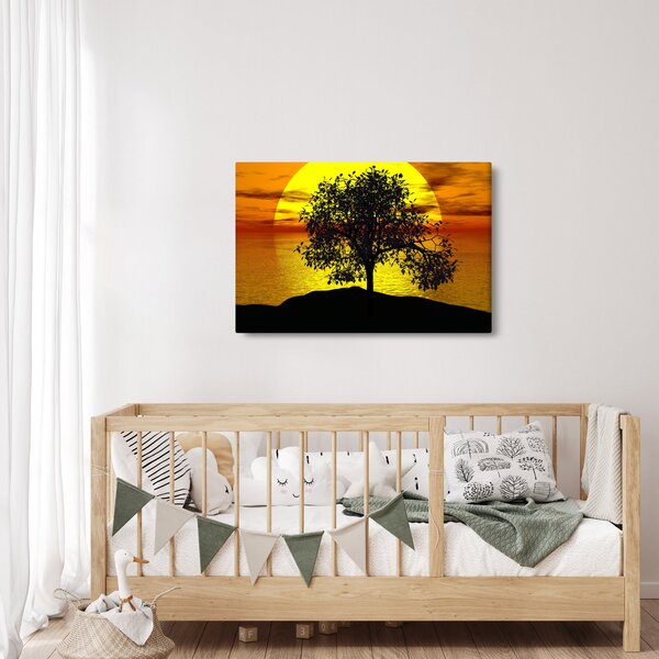 Slika siluete stabla (90x60 cm)