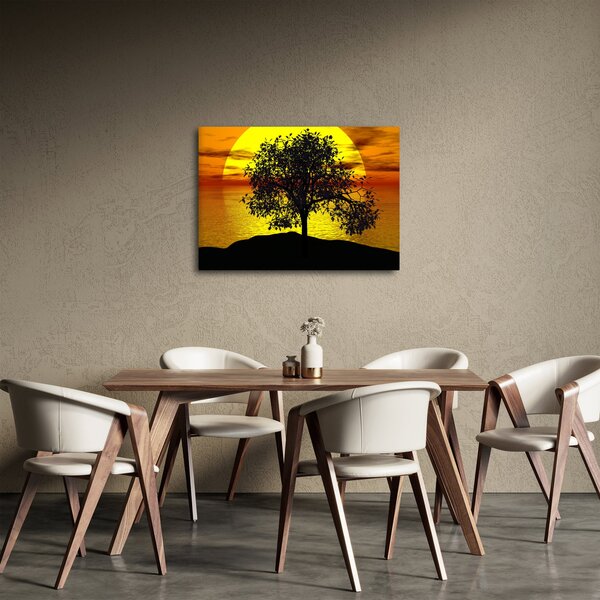 Slika siluete stabla (70x50 cm)